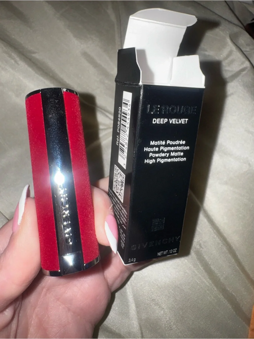 Givenchy Le Rouge Deep Velvet Lipstick — Classic Red
